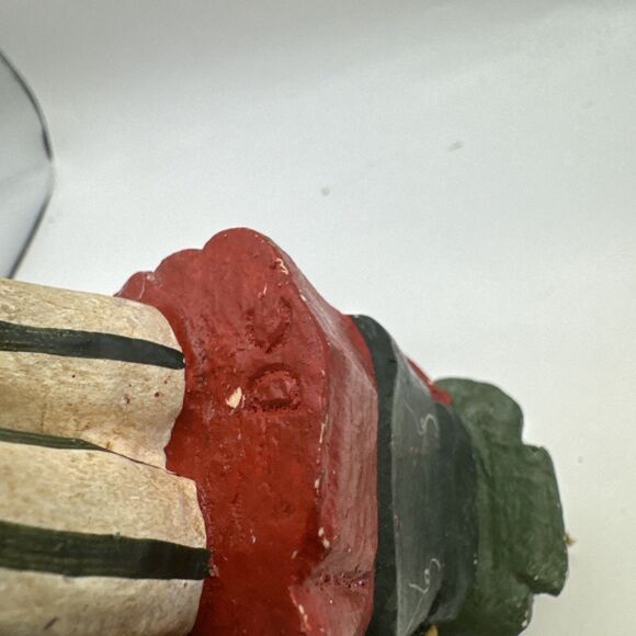 2 VTG HOFH Lord A Leaping Piper Piping Wooden Ornaments 12 Days Of Christmas - Picture 6 of 13